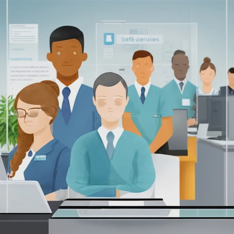 サポートチームとクライアントの会話風景